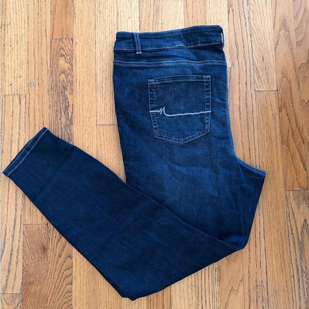 Maurices Deep Indigo Skinny Jeans